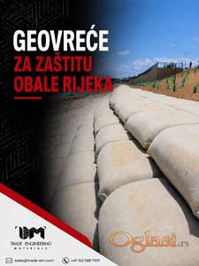 Geo vreće za zaštitu riječnih obala